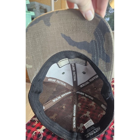 Highland Tactical Spec USA Flag camo Fitted stretch Hat Cap One SZ Fits Most - Picture 7 of 8